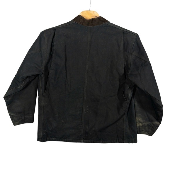 Vintage Carhartt Blanket Lined Chore Jacket Mens 46r Workwear Western Farm - Picture 3 of 8